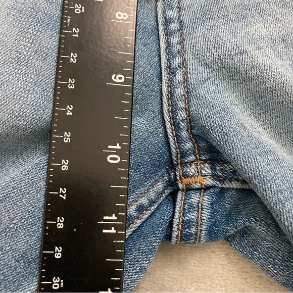 Calvin Klein Jeans High Rise Ankle Skinny Jean Pants Decorative Patch Ankle Hem - Picture 6 of 10